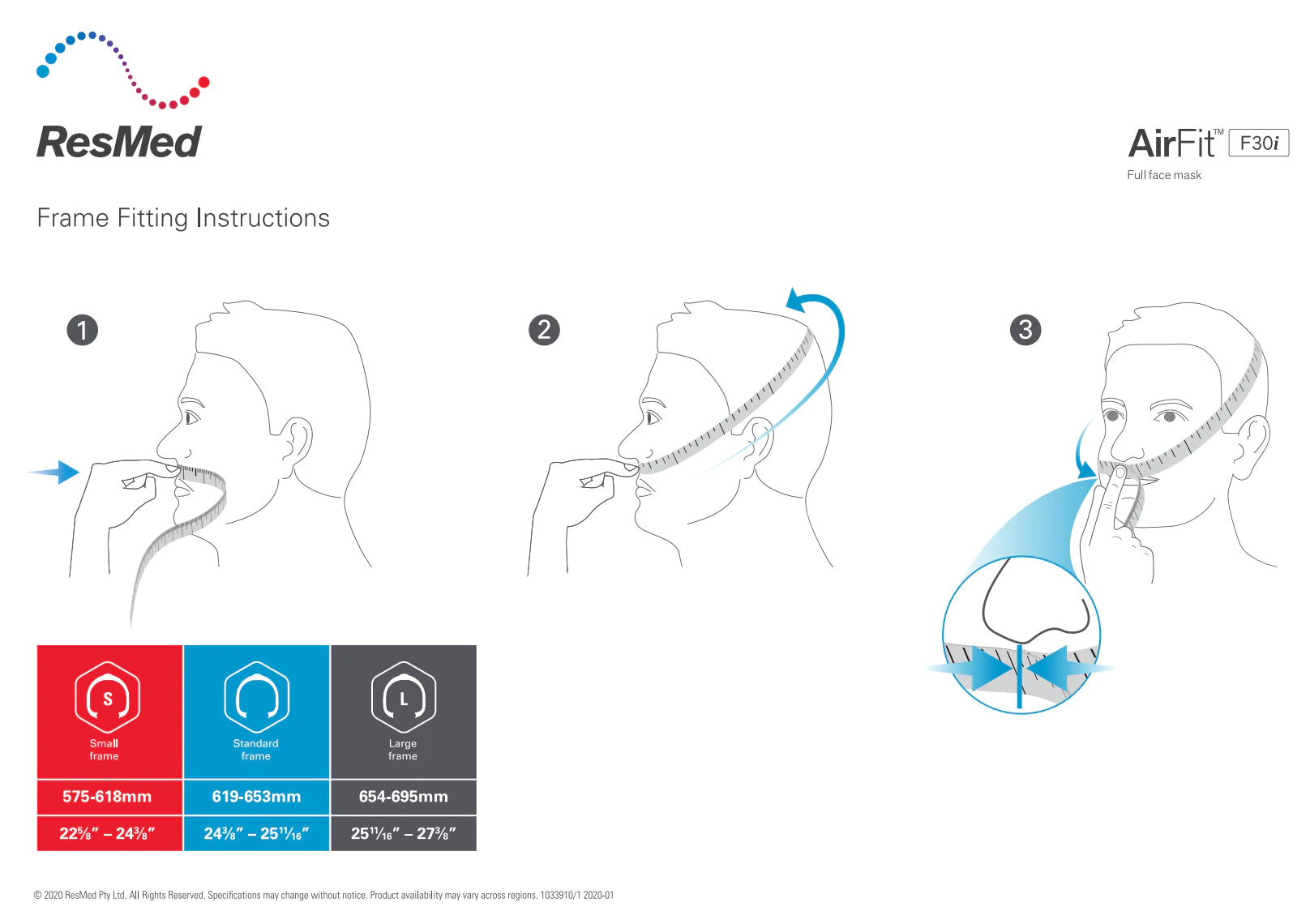 EssentialAir CPAP - Toronto Sleep Specialist - ResMed AirFit F30i Full Face Mask Fitting Guide