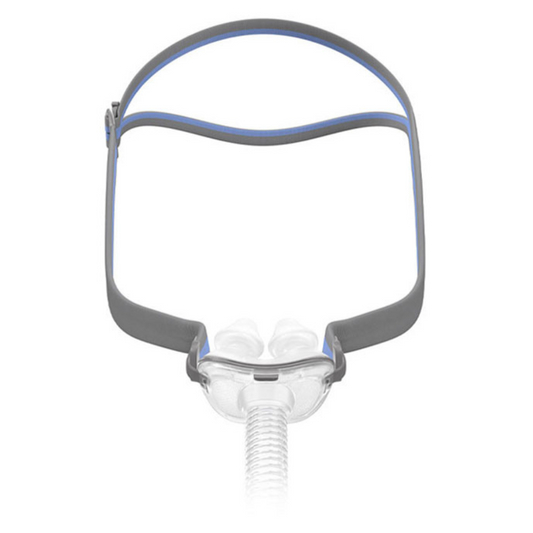 EssentialAir CPAP - Toronto Sleep Specialist - ResMed AirFit P10 Nasal Pillows System Front View