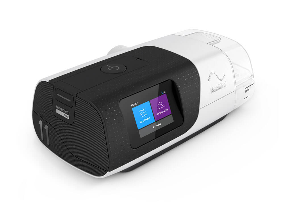 EssentialAir CPAP - Toronto Sleep Specialist - ResMed AirSense11 Auto - CPAP - APAP Machine - Side View
